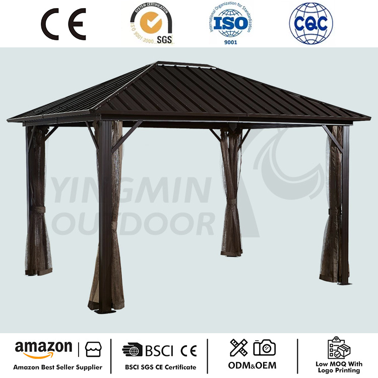 10 'x 14' জেনোভা হার্ডটপ গ্যাজেবো