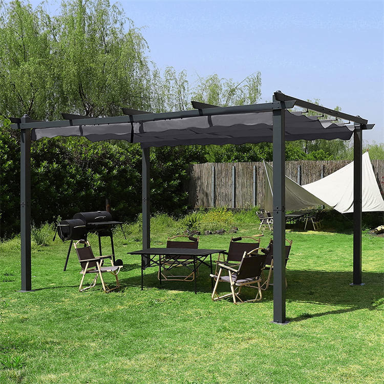 13 x 10 Ft প্যাটিও অ্যালুমিনিয়াম পারগোলা শেলটে