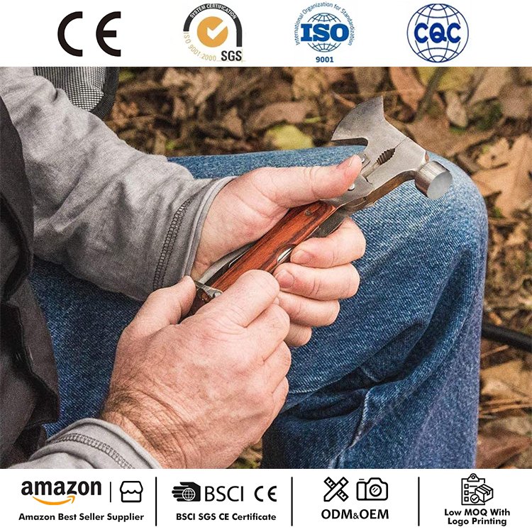 16 মধ্যে 1 Multitool জরুরী Escape Ax Hammer