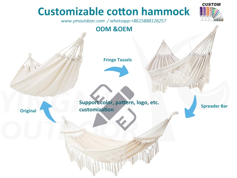 যারা কাস্টমাইজযোগ্য তুলো hammocks?