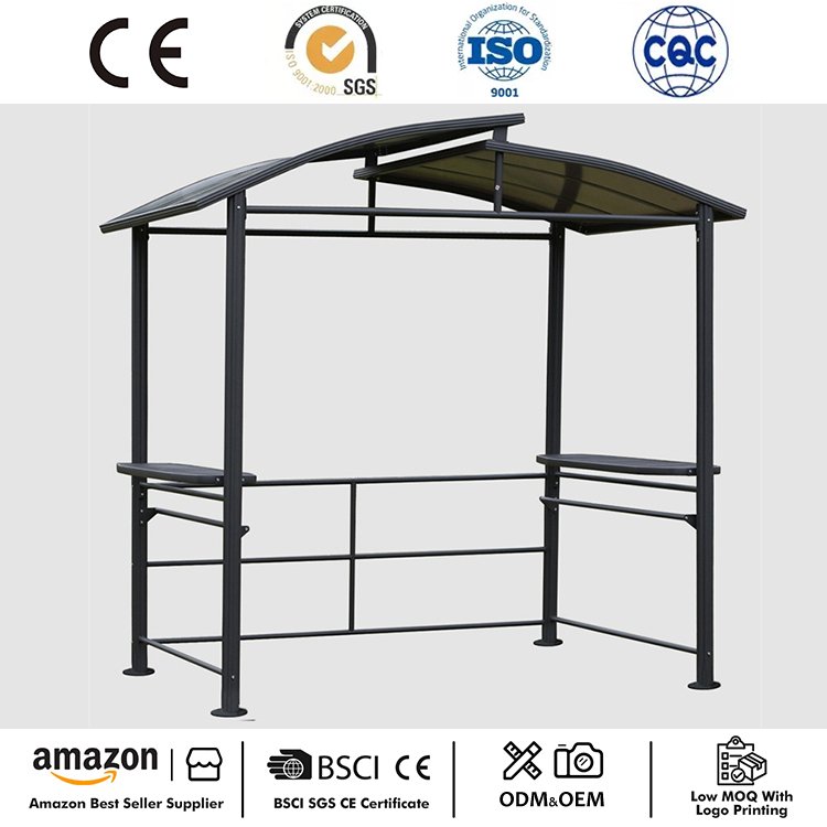 8' x 5' BBQ প্যাটিও ক্যানোপি হার্ডটপ গেজেবো