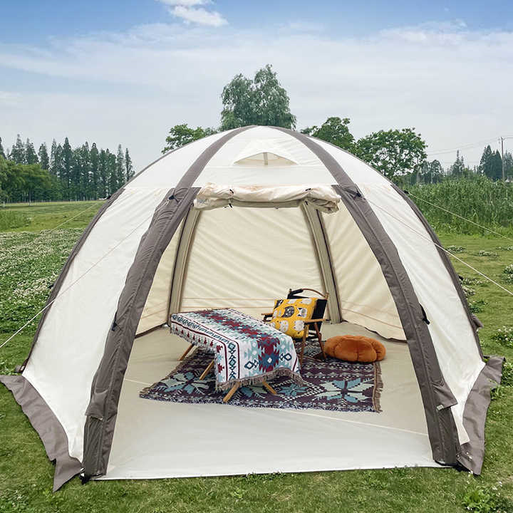 ক্যাম্পিং গম্বুজ inflatable হেক্সাগন তাঁবু
