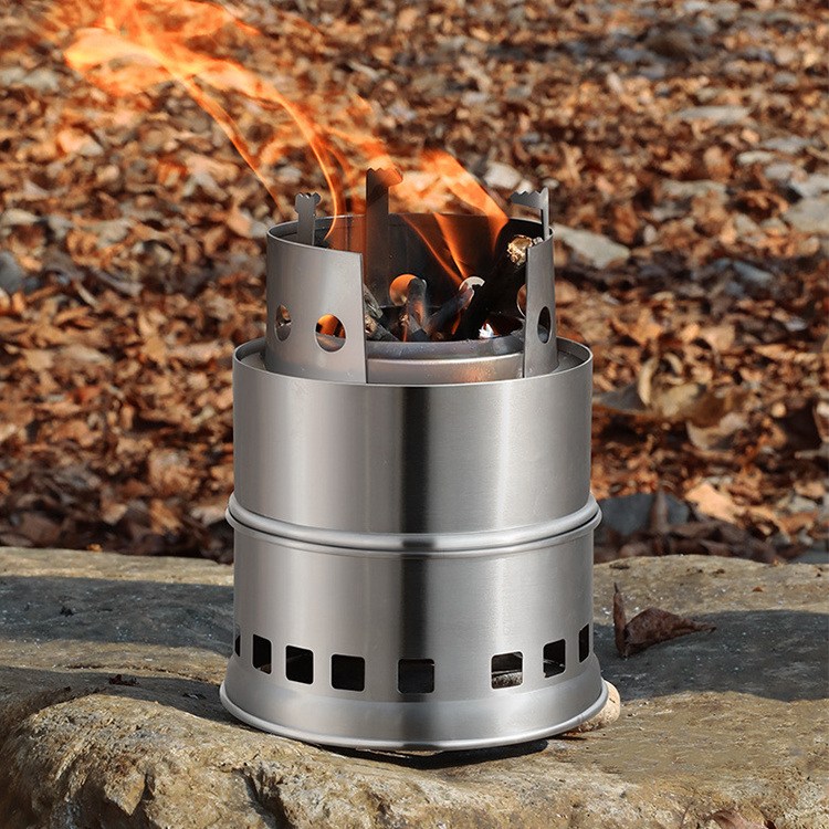 ক্যাম্পিং কাঠ BBQ চুলা