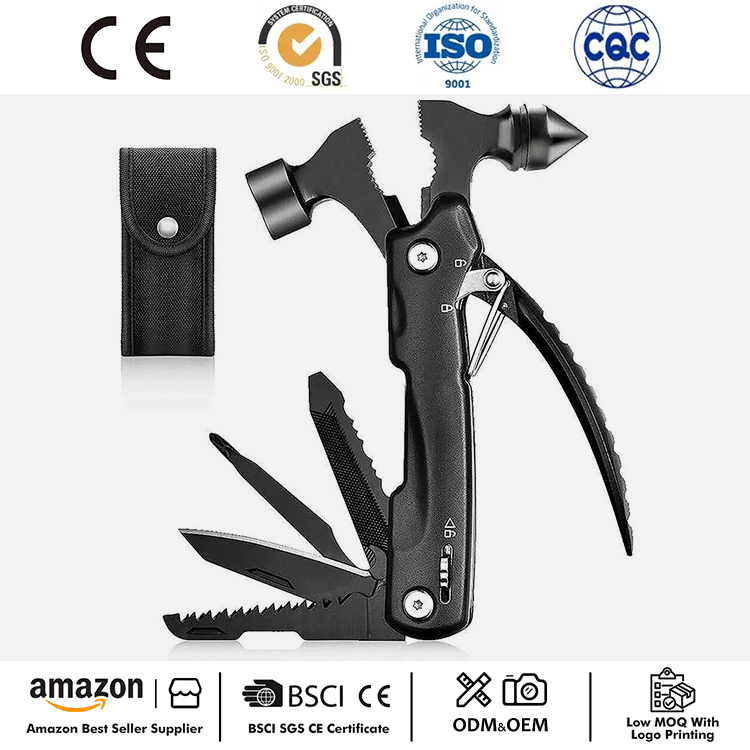Multitool হাতুড়ি গাড়ী নিরাপত্তা হাতুড়ি