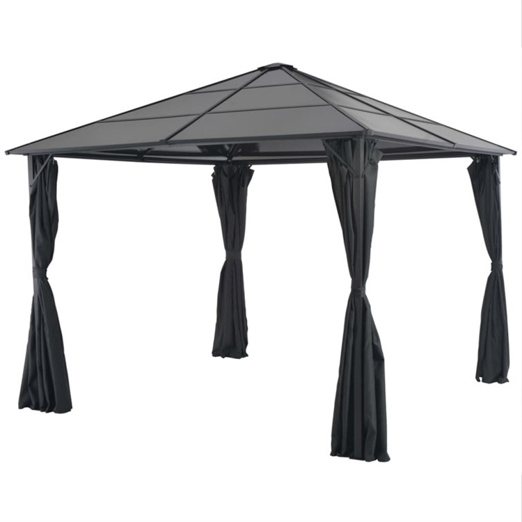 পর্দা অ্যালুমিনিয়াম সঙ্গে বহিঃপ্রাঙ্গণ Gazebo