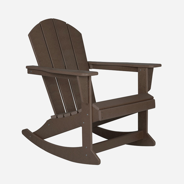 আউটডোর প্লাস্টিক Adirondack রকিং চেয়ার